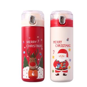 Christmas Cartoon 304 Stainless Steel Winter Water Bottles 500ml