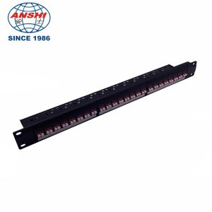 Rack Mount ODF Fiber Optic Patch Panel For Telecommunications