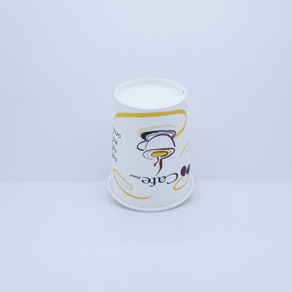 Double Wall Ripple Paper Cup 8 Oz Disposable Custom Logo For Coffee Drinks