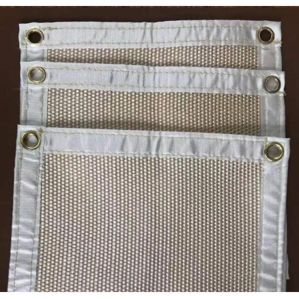 Buy Silicone Reusable Fiber Coating Fireproof Fire Pit Mat Deck And Patio BBQ Under Grill Mat at wholesale prices