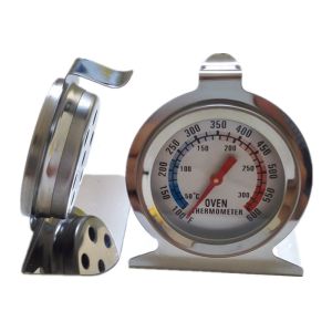 Stainless Steel Oven Temperature Gauge , 2'' Bimetal Dial Thermometer