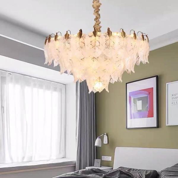 Indoor Living Room Decorative Led Crystal Pendant Light 110lm Surface Mounted