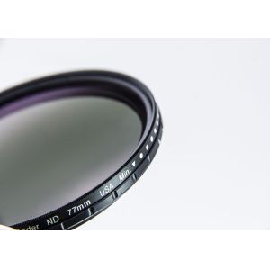 Variable ND Filter Black Frame Adjustable Stops ND2 To ND400 Landscape