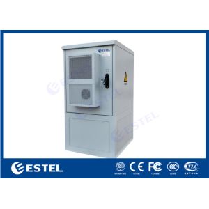 500W Air Conditioning Cabinet 16U Galvanized Steel Telecommunication Cabinet