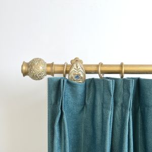 Iron Pipe Curtain Rods 28MM Retro Style With Diamonds