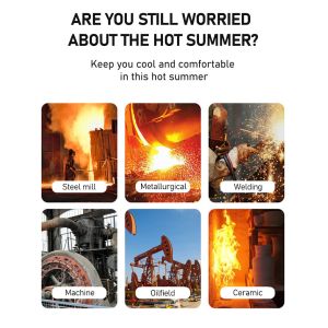 Turbo Fan Air Conditioned Shirts Wearable Air Conditioner T Shirt