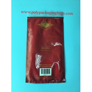 Portable Red Moisturizing Zipper Cigar Bag With Transparent Window