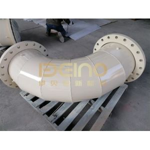 China High Alumina Ceramic Lined Bend Industrial Chemical Stability on sale