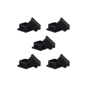 Quality 2 In. X 2 In. Black Square Plastic Post Cap For Fence 50mmx50mm 100mmx100mm for sale