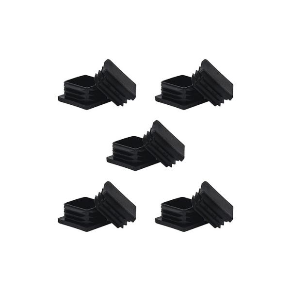 2 In. X 2 In. Black Square Plastic Post Cap For Fence 50mmx50mm 100mmx100mm