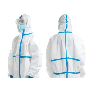 Quality Polypropylene High Risk Safety Nonwoven Workwear Chemical Industrial Protective for sale