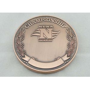 Both Sides 3D Personalized Coins Copper Plated For Collection