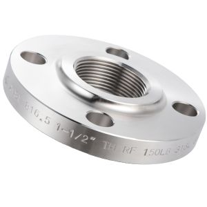 JIS2220PL 316Ti Stainless Steel Threaded Flange CNC Machining