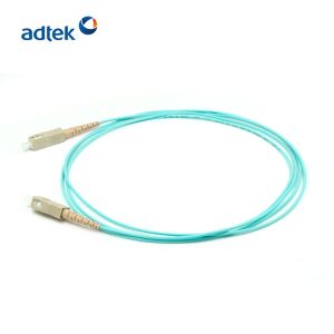 Cable Jumper Multimode Fiber Patch Cord SC/UPC-SC/UPC Simplex OM3 PVC