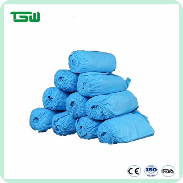 Buy 30GSM PP Disposable Over Shoes With Waterproof CPE Sole at wholesale prices