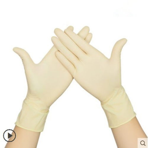 Buy 100% Natural Latex 22*9cm Disposable Examination Glove at wholesale prices
