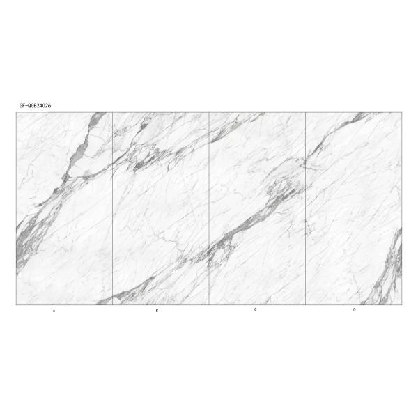 Carrara Big Size Porcelain 1200x2400mm Wall & Floor Tiles Living Room Porcelain Floor Tile