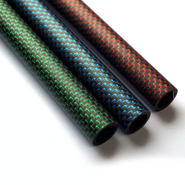 Buy High Strength Round Carbon Fiber Tubing 3K High Pressure Resistance at wholesale prices