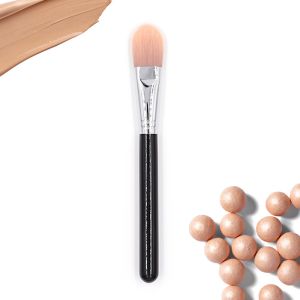 Single Foundation Eye Makeup Brush Set Acrylic Handle MSDS Standard
