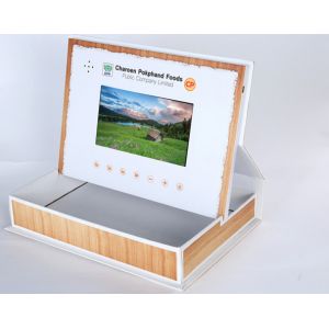 custom 7 inch screen LCD video gift box,innovative video presentation marketing