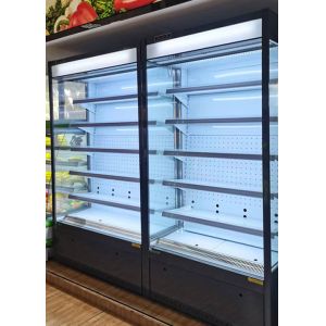 Convenience Store Energy Saving Multideck Open Chiller Upright R134a