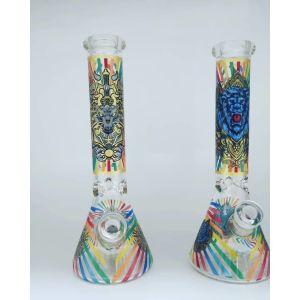 Oem Glass Smoking Bong Ricky & Morty 14inch 7mm
