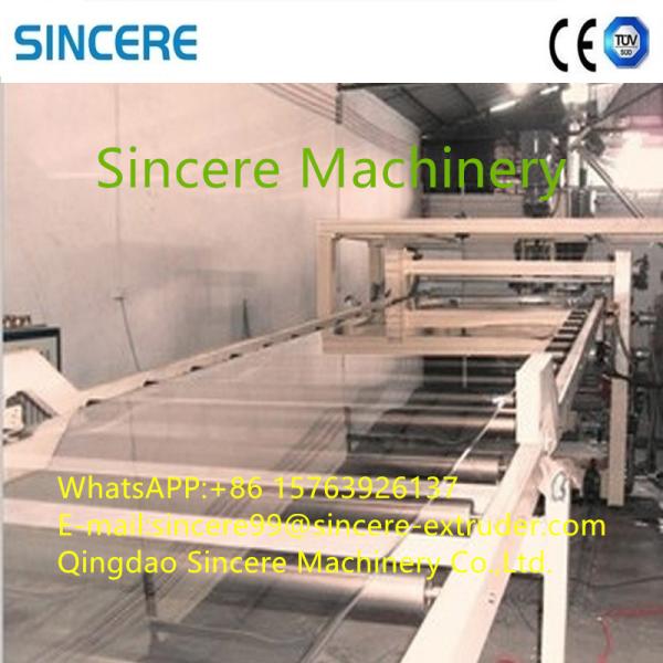 Plastic Hollow PS PP PET Sheet Extrusion Line Machine OEM