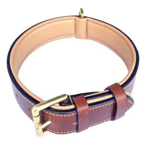 Luxury Handmade Leather Dog Collars Soft Comfortable