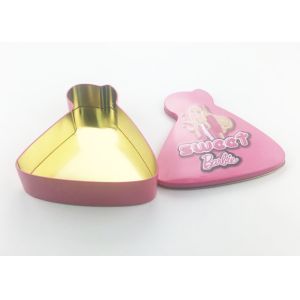 Irregular Shape CMYK 0.23mm Food Grade Metal Tin Box