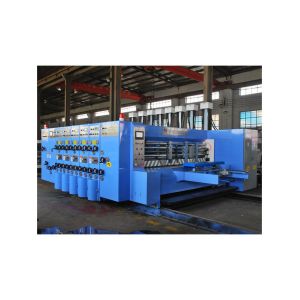 High Speed Printing Slotting Die Cutting Machine , Colour Printing Machine