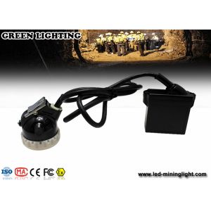 Led Cap Lamp Underground Mining With 3.7V 6.6Ah Lithium Battery , Cree LED