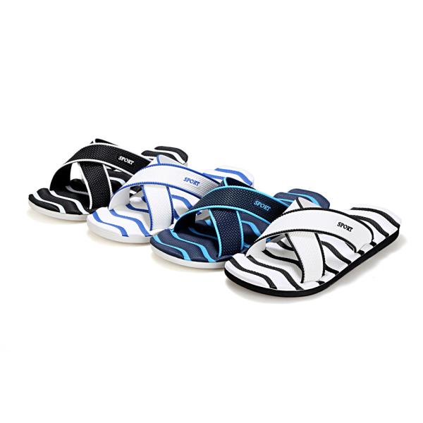 Men'S And Women'S Anti Slip Bathroom Slippers Cross Wave Sole 36-45 Size