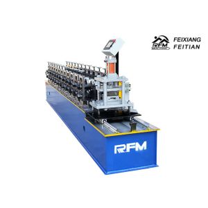 Color Steel Roller Shutter Door Roll Forming Machine / Rolling Shutter Strip