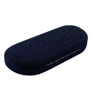 Hard Fabric Thin Reading Cuboid 161MM Metal Glasses Case