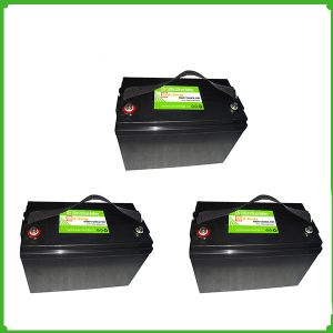 Quality Rechargeable LiFePO4 lithium ion 12V 100ah solar battery pack for solar power for sale