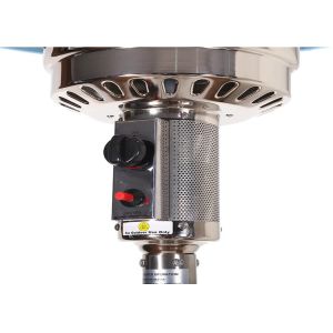 220 cm H StainlessSteel Silver Gas Flexible Column Patio Heater