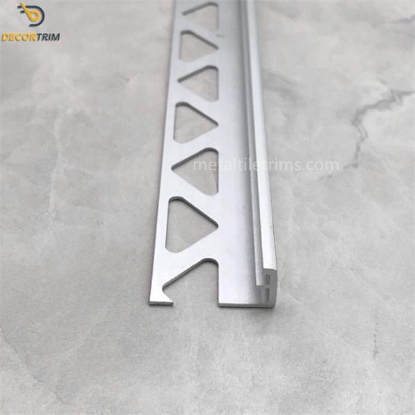 Buy Ceramic Tile Edging Trim Metal Tile Trim 10mm × 25mm × 1mm at wholesale prices