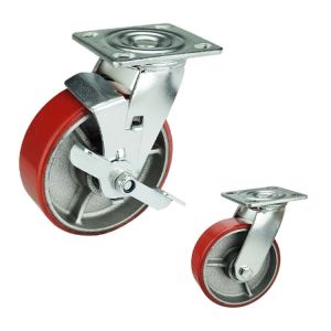 No Marking Heavy Duty Casters Iron PU
