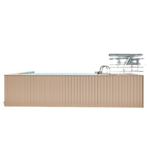 100mm High Light Transmission Diaphaneity Aupool Above Ground Fibreglass