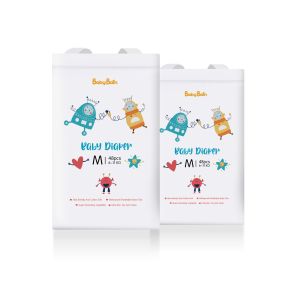 Color Print PE Disposable Baby Diapers Fast Shipping In Bulk