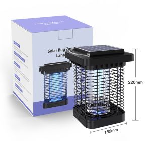 China UV365 Solar LED Bug Light Dual Use Extreme Power Saving Night Light Bug Zapper on sale