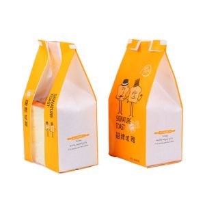 Matte Laminated Paper bakery Bread Packaging Bags Biodegradable Custom Gravure