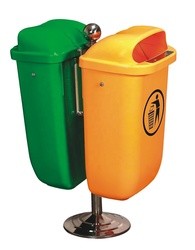 Manufacturer hot sale plastic light duty dustbins 50 liter