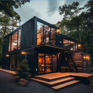 Foldable Flat Pack Container House , Office Container House Modular Prefabricate