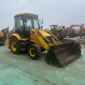 7 Ton Used JCB 3CX Backhoe Loader Wheel Type Secondhand Earth Moving Machine