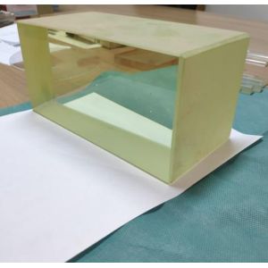 Quality Polished Lead Glass Radiation Protection With &gt;99.9% Absorption for sale