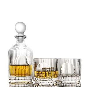 American Style Whiskey and Wine Tumbler Mug with Glacier Rock Shot Glasses 1