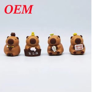 Blind Box Capybara Decompression Decoration Bath Dolphin Touch Fish Car