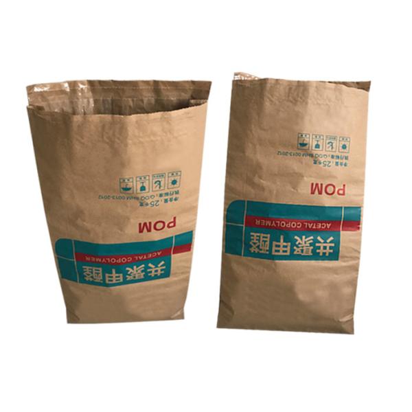 Buy Recycled Moistureproof Pasted Valve Multiwall Paper Bags Pinch Bottom at wholesale prices