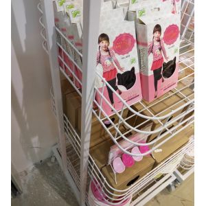 H1600mm Supermarket Promotional Merchandise Metal Display Rack